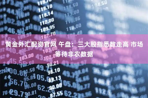 黄金外汇配资官网 午盘：三大股指悉数走高 市场等待非农数据